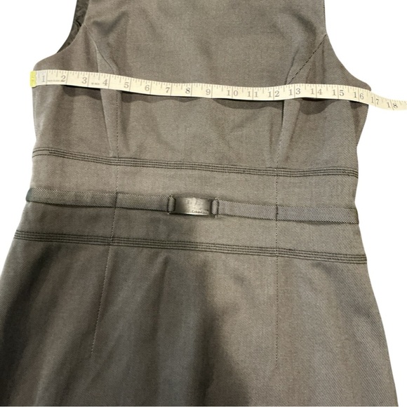 Calvin Klein 2 Piece Dress Suit Gray Sheath Dress & Jacket Size 6 Career Office - Picture 6 of 13
